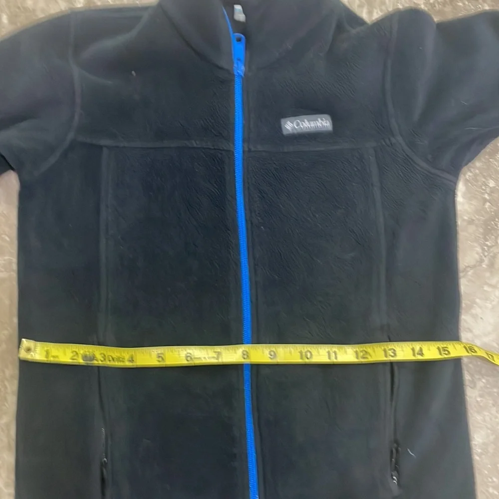 Columbia Black Full‎ Zip Fleece Jacket | Youth Sz M